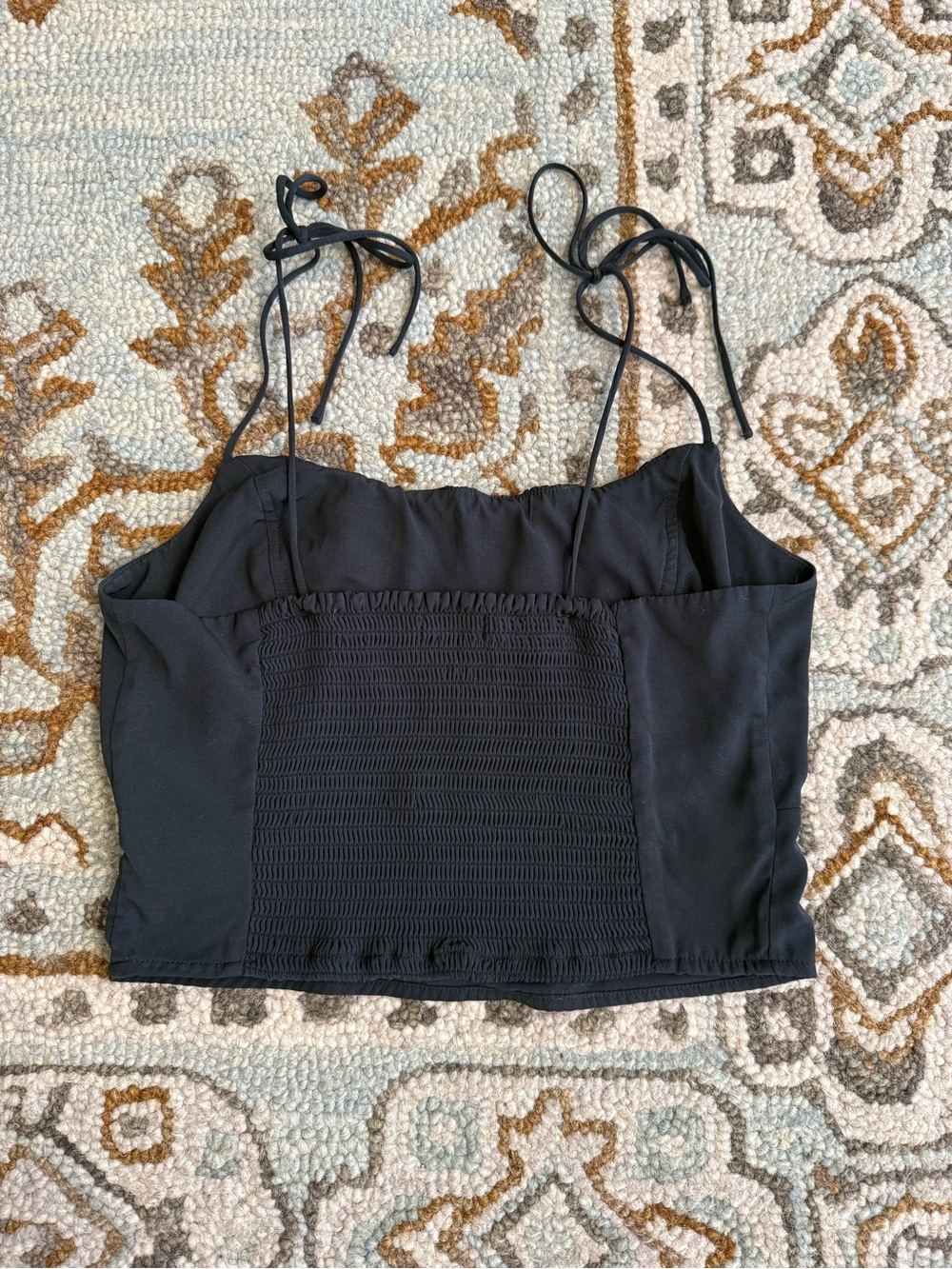 Abercrombie Tie-Shoulder Cropped Cami Top - Picture 2 of 6
